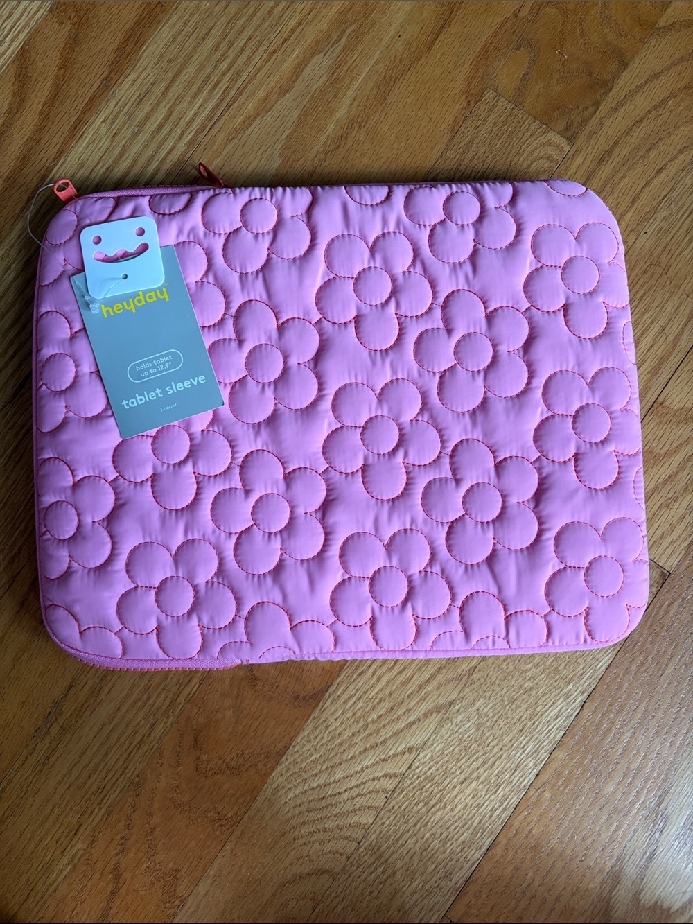 heyday Quilted Pink Flower Tablet Sleeve